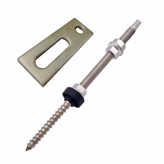 Accessoires de support PV solaires réglables pour montage sur surface plane