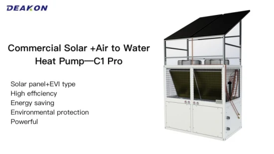 Chauffe-eau à pompe à chaleur air-eau à assistance solaire