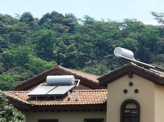 Chauffe-eau solaire de geysers de panneau plat de système de chaleur solaire de rendement élevé